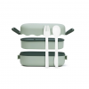 Lunch box dwupoziomowy Fissman 800 ml zielony 